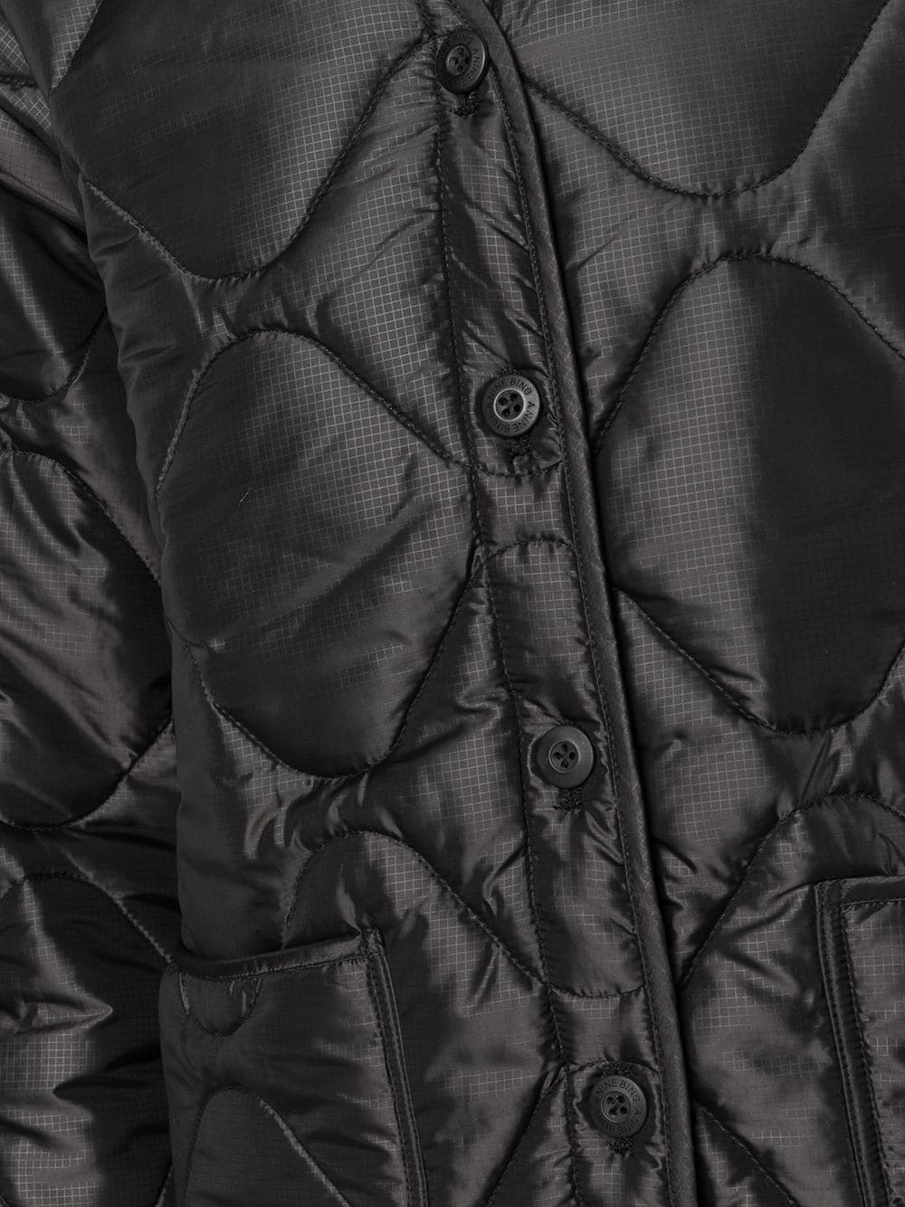 Anine Bing, Quilted Jacket, Luxury Women's Jacket, Black Jacket, Designer Jacket