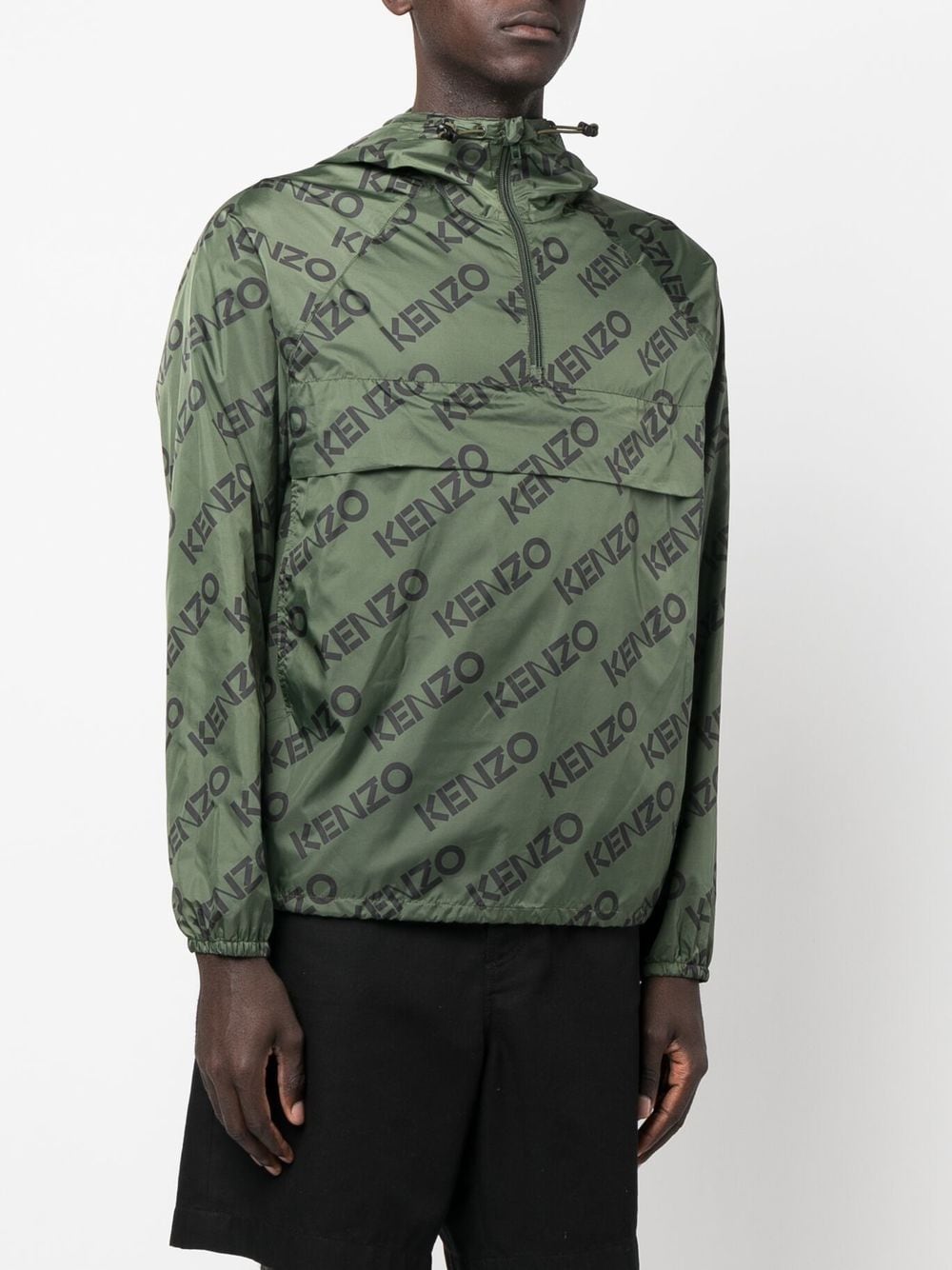 - Kenzo Men's Windbreaker
- Green Monogrammed Jacket
- Luxury Fashion for Men
- Elegant Ready-to-Wear
- Kenzo Outerwear Clothing