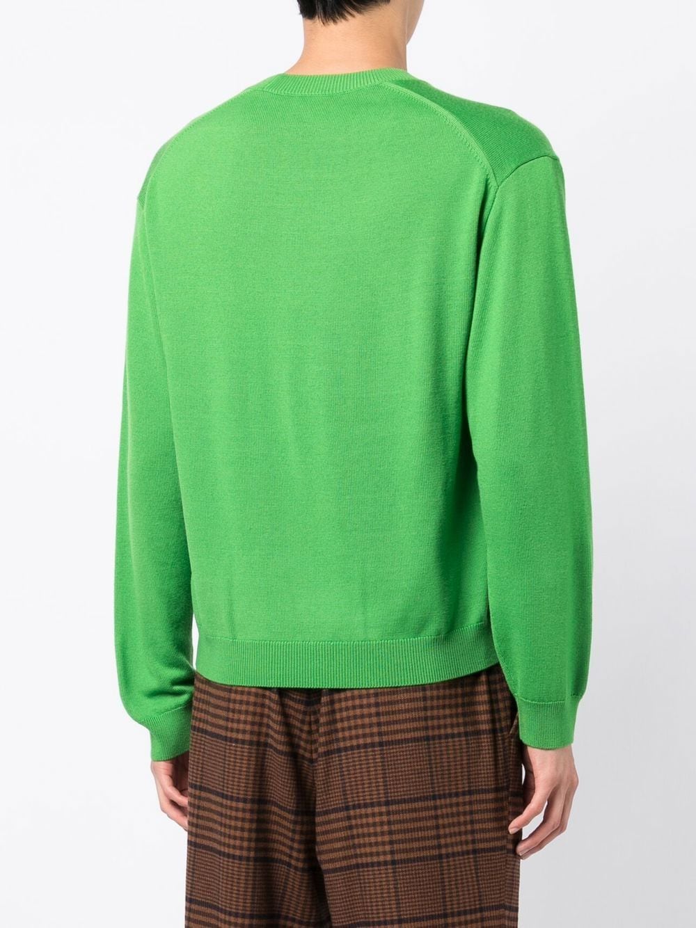 Kenzo Sweater, Men's Green Sweater, Wool Sweater, Luxury Sweater, Kenzo Tiger Tail