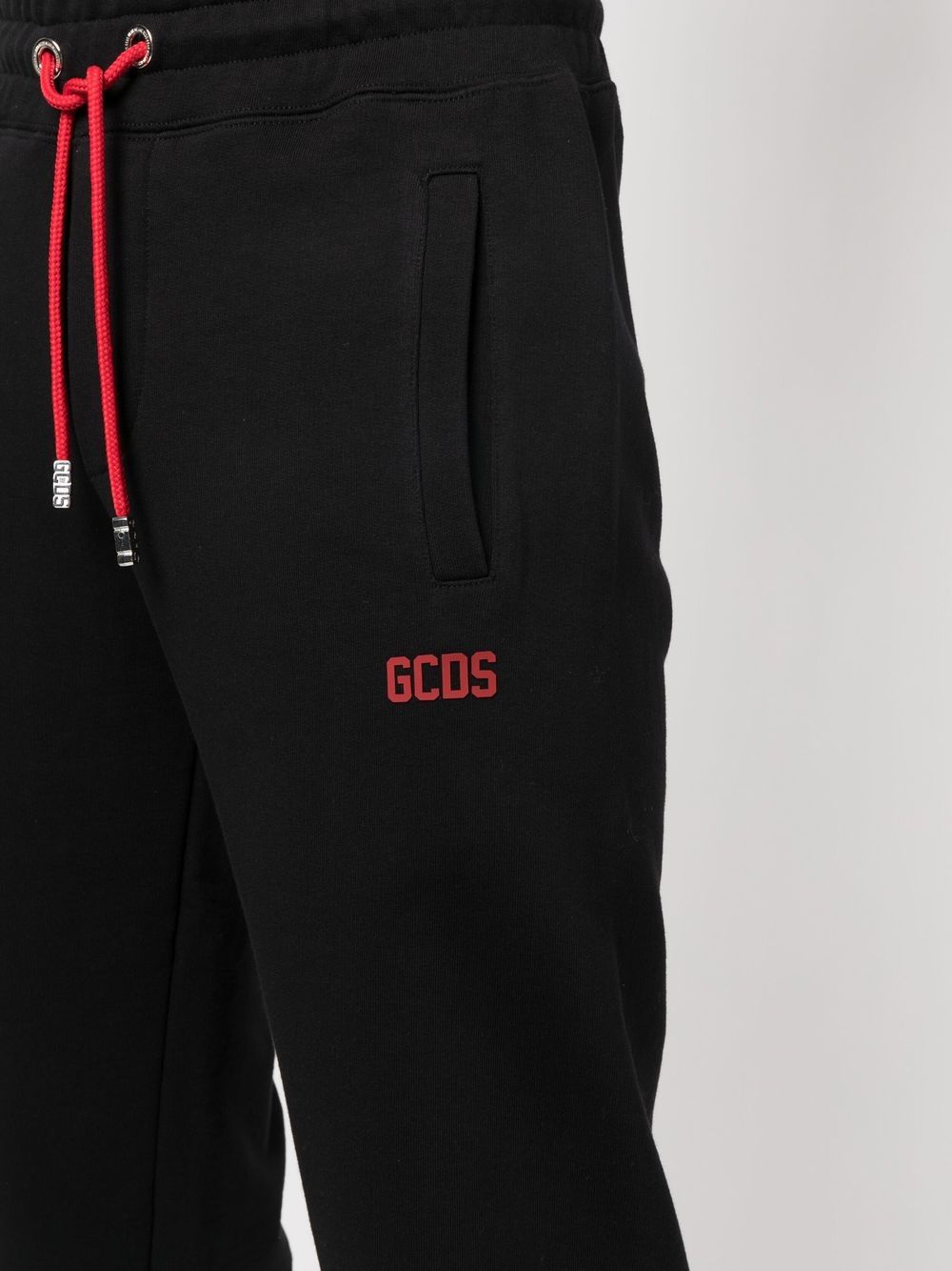 GCDS, luxury jogging pants, black, men's