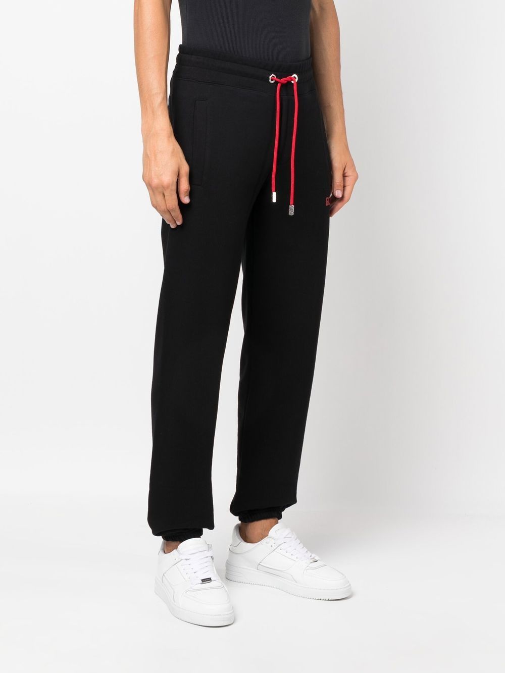 GCDS, luxury jogging pants, black, men's