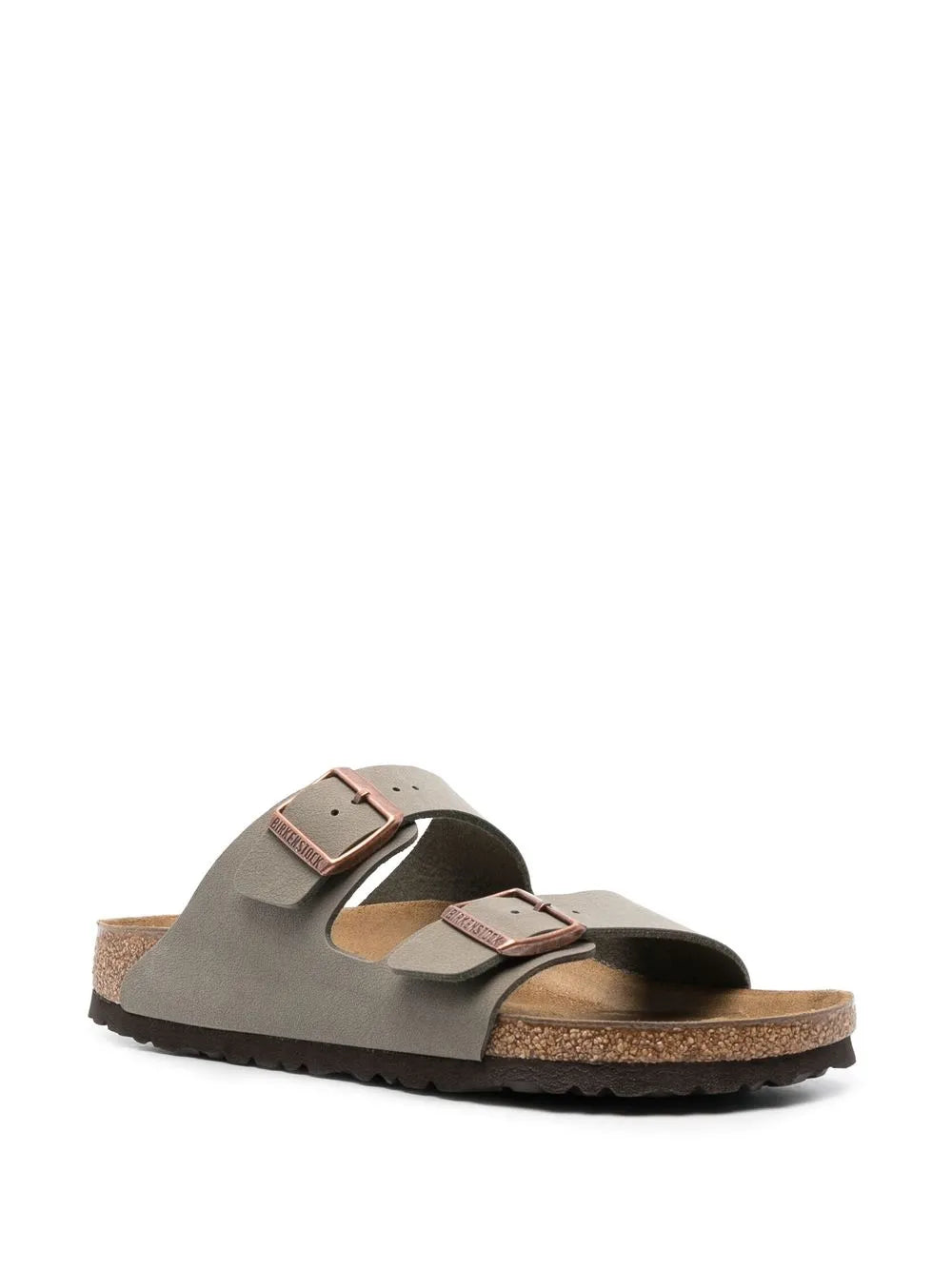 Imagen de las sandalias Arizona de Birkenstock para mujeres - Temporada Primavera-Verano 2024 - Vista frontal derecha en tres cuartos