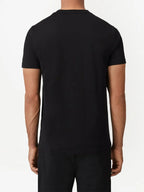 Burberry T-shirt, Men's luxury T-shirt, Black logo T-shirt, Designer men's tee, Parker T-shirt