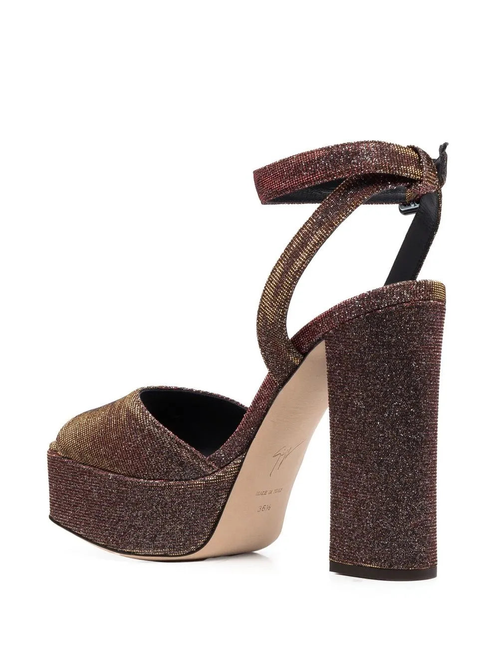 Giuseppe Zanotti, Glitter Sandals, Luxury Footwear, Women's Designer Shoes, High-End Sandals