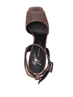 Giuseppe Zanotti, Glitter Sandals, Luxury Footwear, Women's Designer Shoes, High-End Sandals