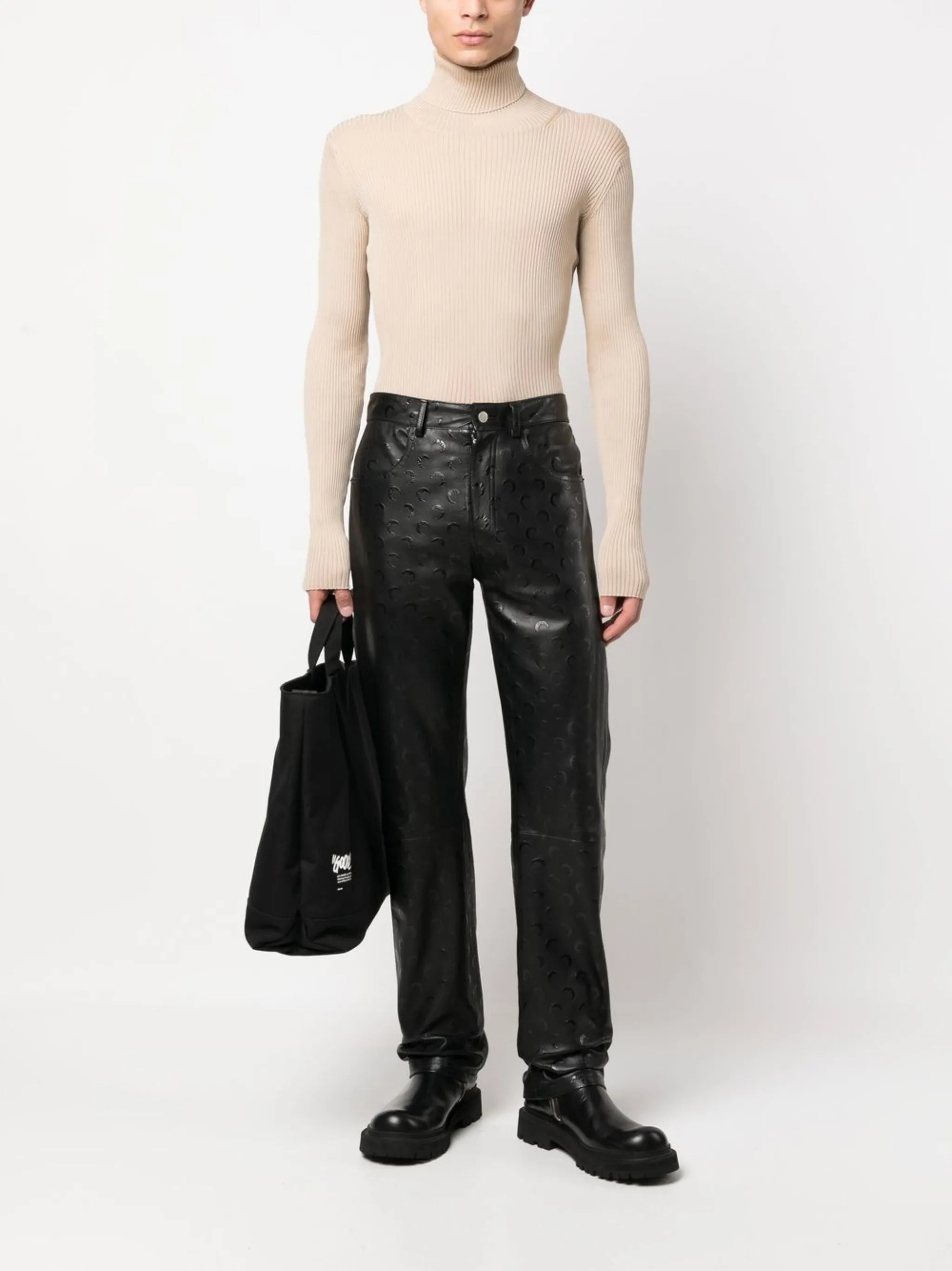 Image of Turtleneck Sweater by Off-White for Men - Season Autumn-Winter 2022 - Model view 1