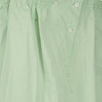 Image of Green Midi Skirt by Prada for Women - Season Autumn-Winter 2025 - Detail View 1