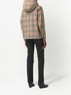 Burberry beige checkered windbreaker