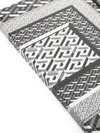 Versace, Greca notebook, luxury stationery, unisex notebook, grey notebook