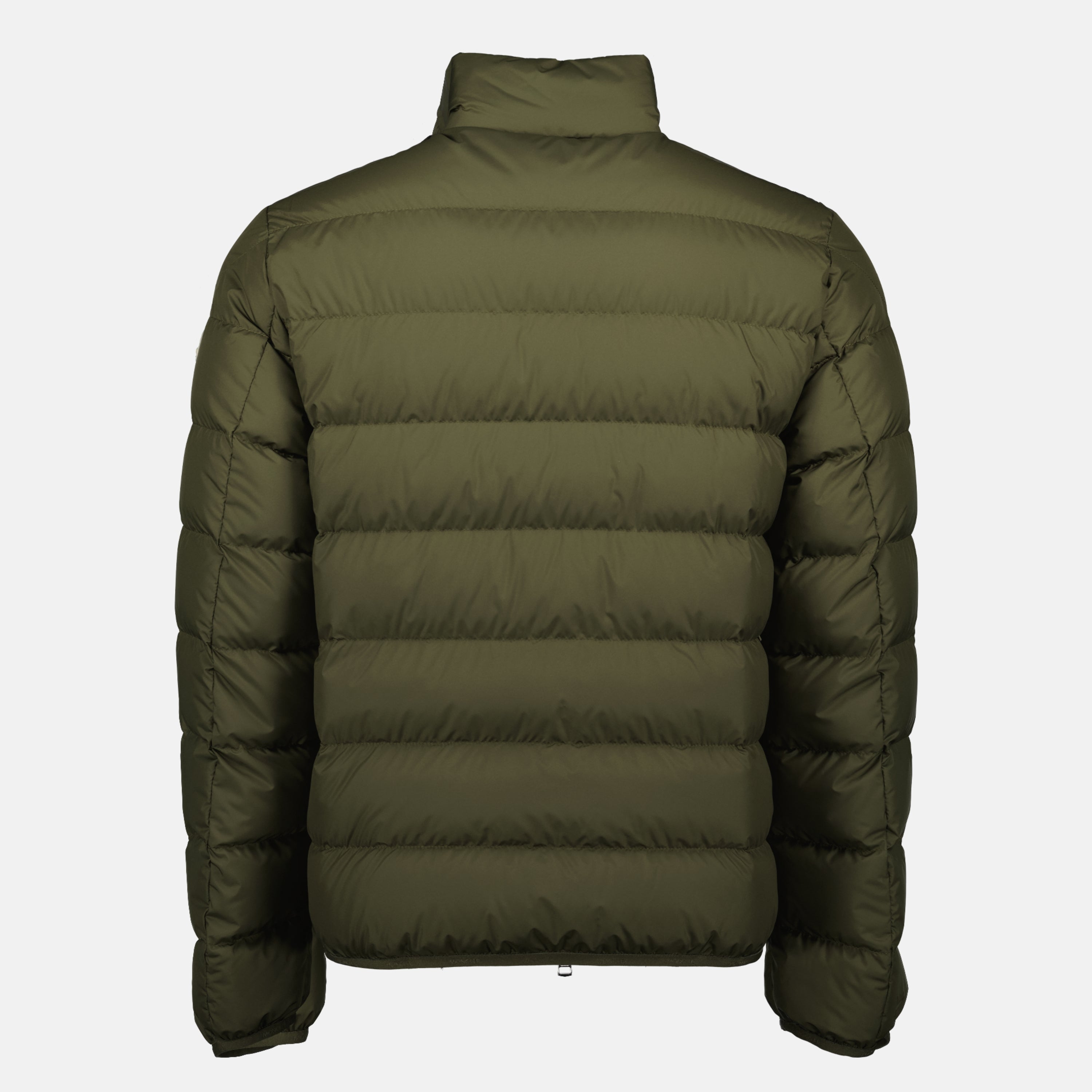 Image of Baudinet Kaki Down Jacket by Moncler for Men - Season Autumn-Winter 2025 - Detail View 2