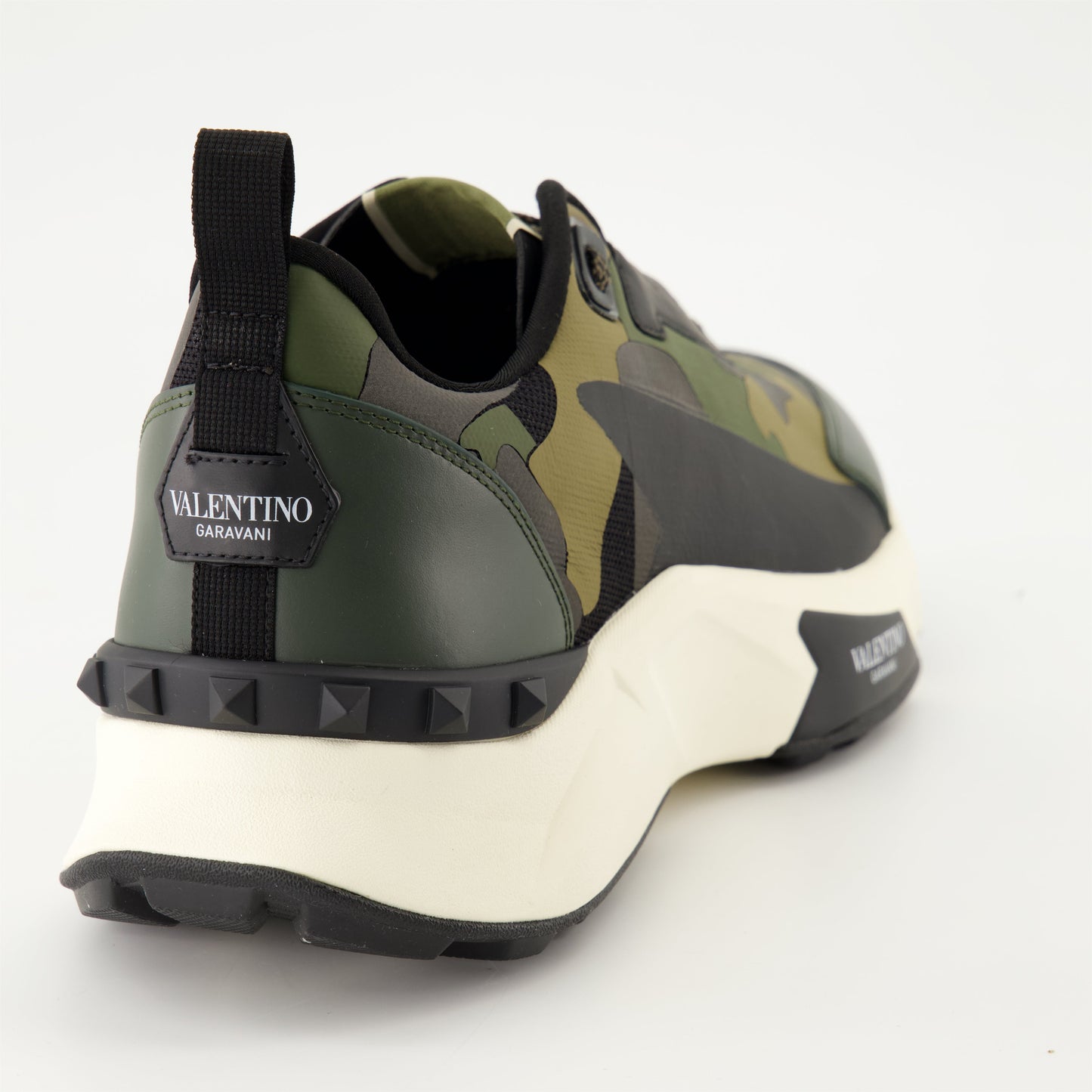 Camouflage sneakers, True Act, Valentino Garavani, luxury sneakers, technical fabric