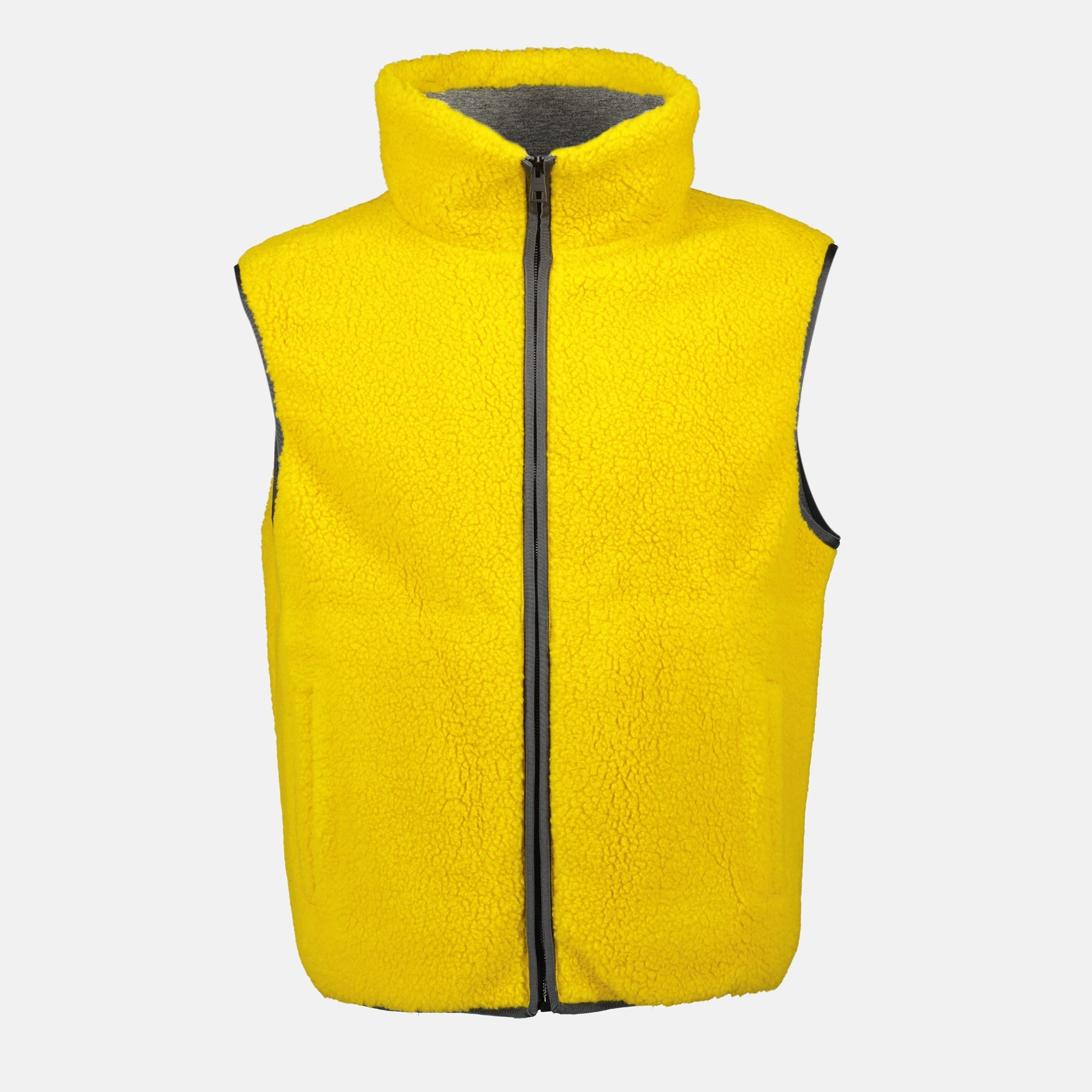 Givenchy waistcoat, yellow wool vest, luxury menswear, Autumn Winter 2025, sleeveless jacket