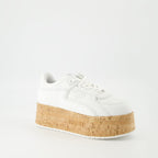 Freedots XL sneakers, leather sneakers, platform sneakers, Valentino Garavani, stylish footwear