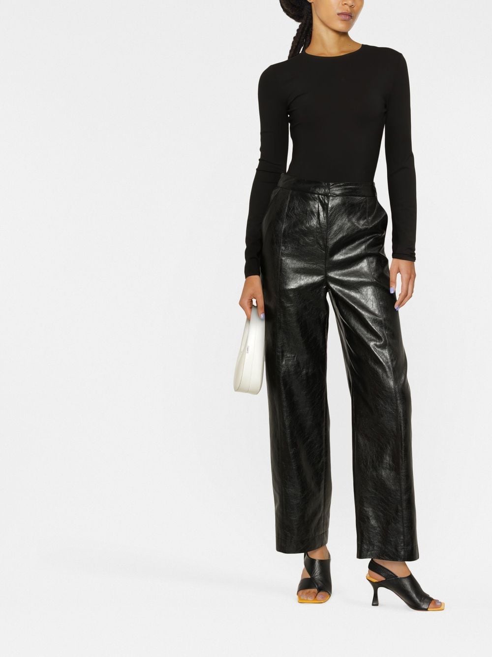 Maison Margiela, black bodysuit, elegance, comfort, refined silhouette