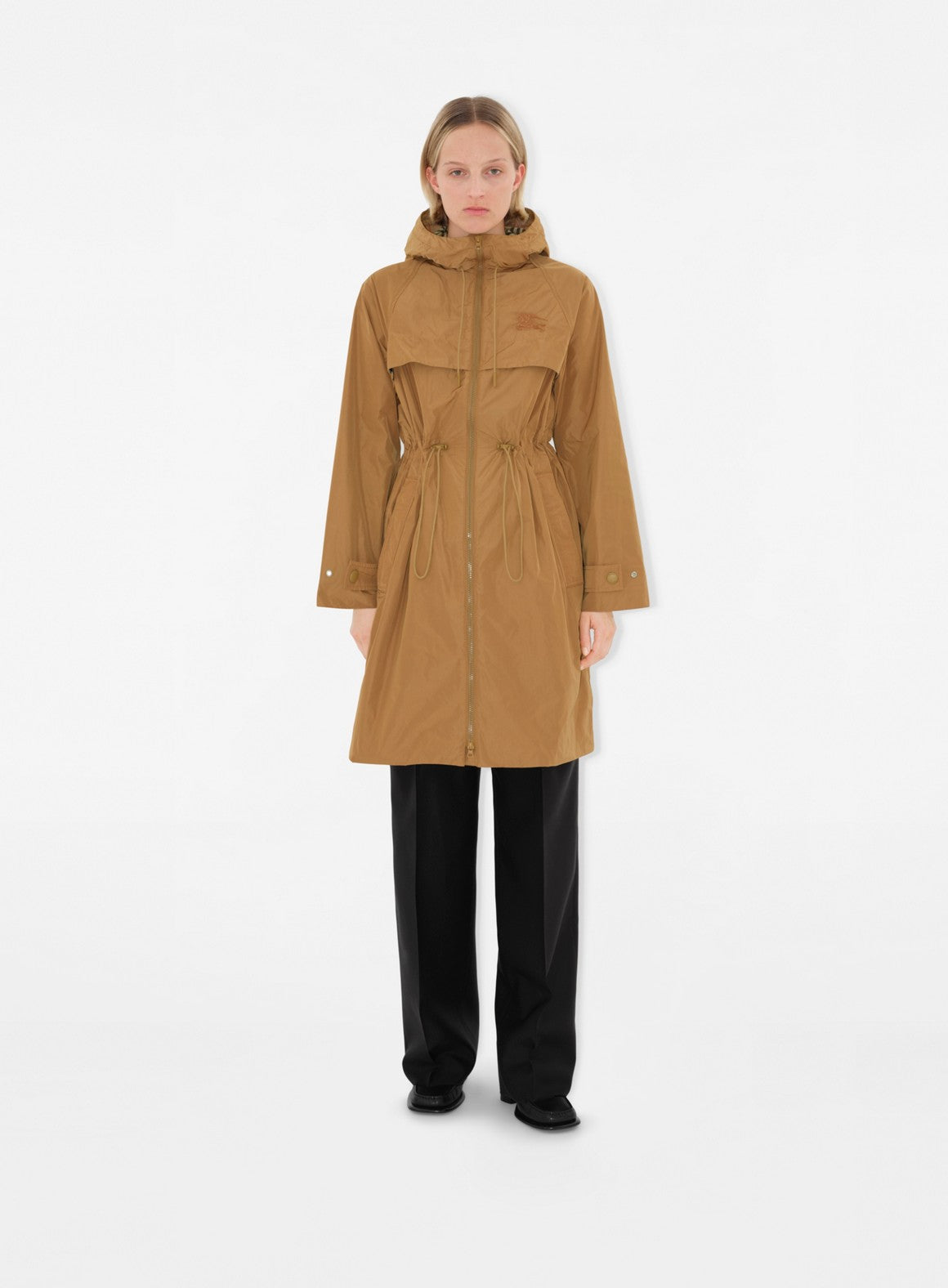 Burberry Parka, Women's luxury jacket, Brown parka, High-end fashion, Designer outerwear