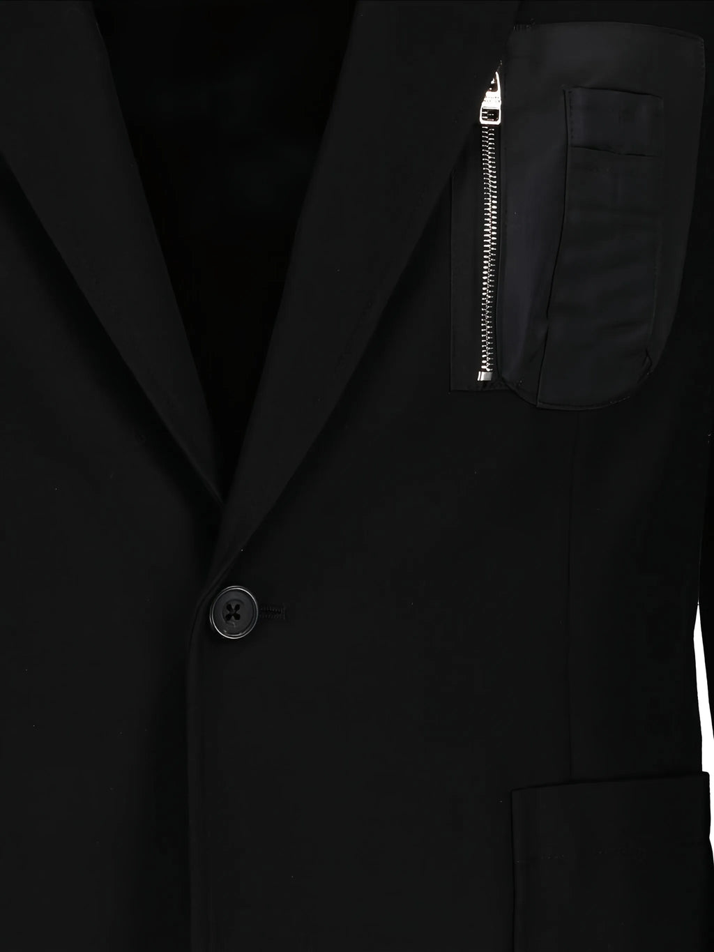 Image of Zippered Blazer by Alexander McQueen for Men - Season Autumn-Winter 2022 - Model View 2