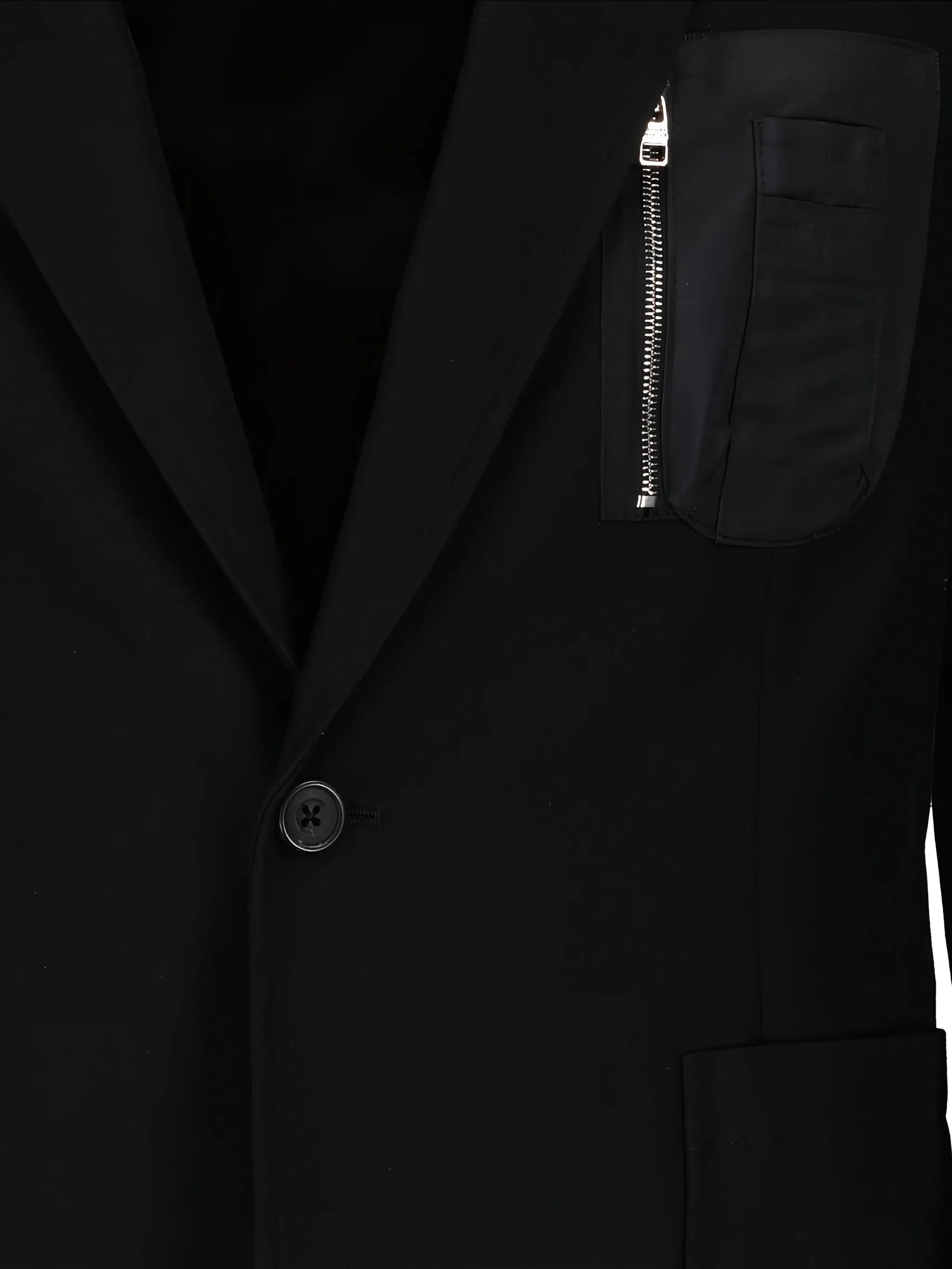 Image of Zippered Blazer by Alexander McQueen for Men - Season Autumn-Winter 2022 - Model View 2