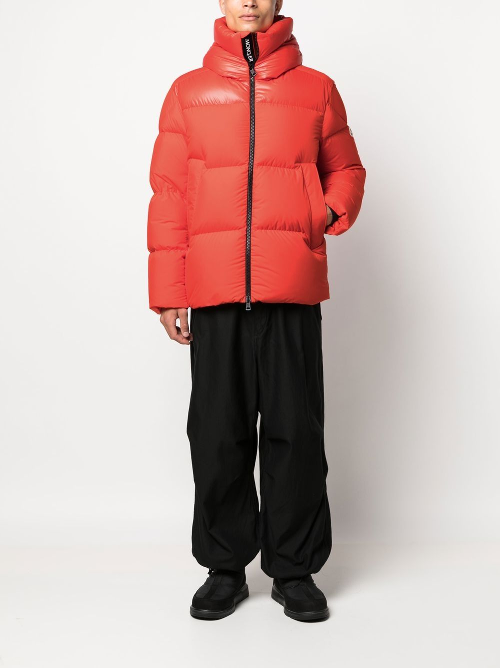 Quilted Down Jacket, Moncler Men, Luxury Outerwear, Winter Fashion, High-End Ready-to-Wear