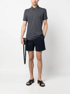 Blue Cotton Shorts, Orlebar Brown Shorts, Luxury Men's Shorts, Designer Summer Attire, Elegant Casual Wear