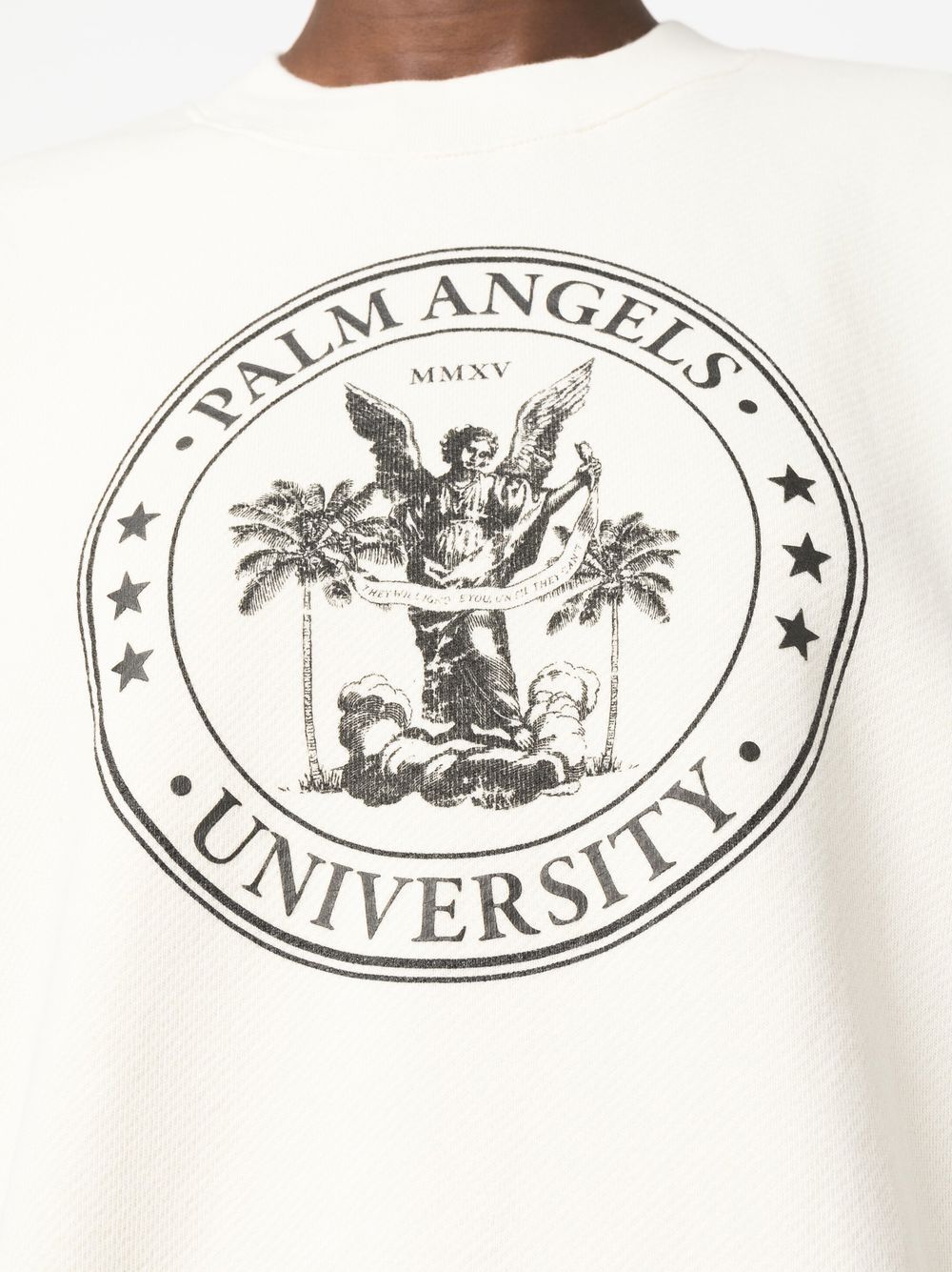 Palm Angels, Women's Sweatshirt, College Classic, Luxury Fashion, Designer Apparel