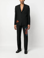 Imagen de Pantalones Rectos Elevados de Off-White para Hombre - Temporada Primavera-Verano 2023 - Vista del Modelo 1