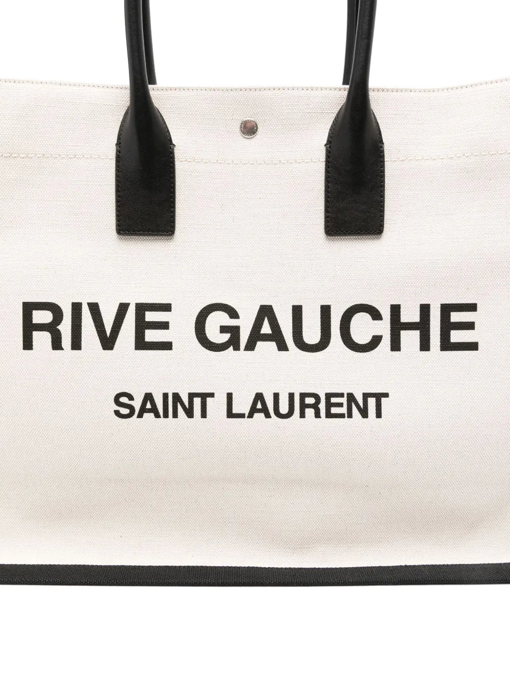 Saint Laurent Cabas, Beige Canvas Bag, Luxury Mens Tote, Designer Bags, Rive Gauche Bag