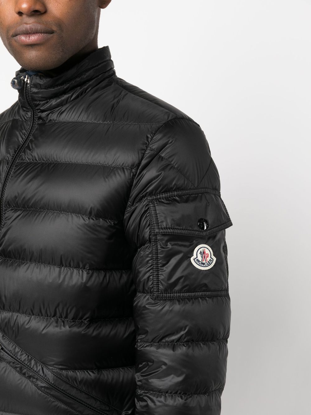 Agay Black Down Jacket Moncler Men WE IN STYLE