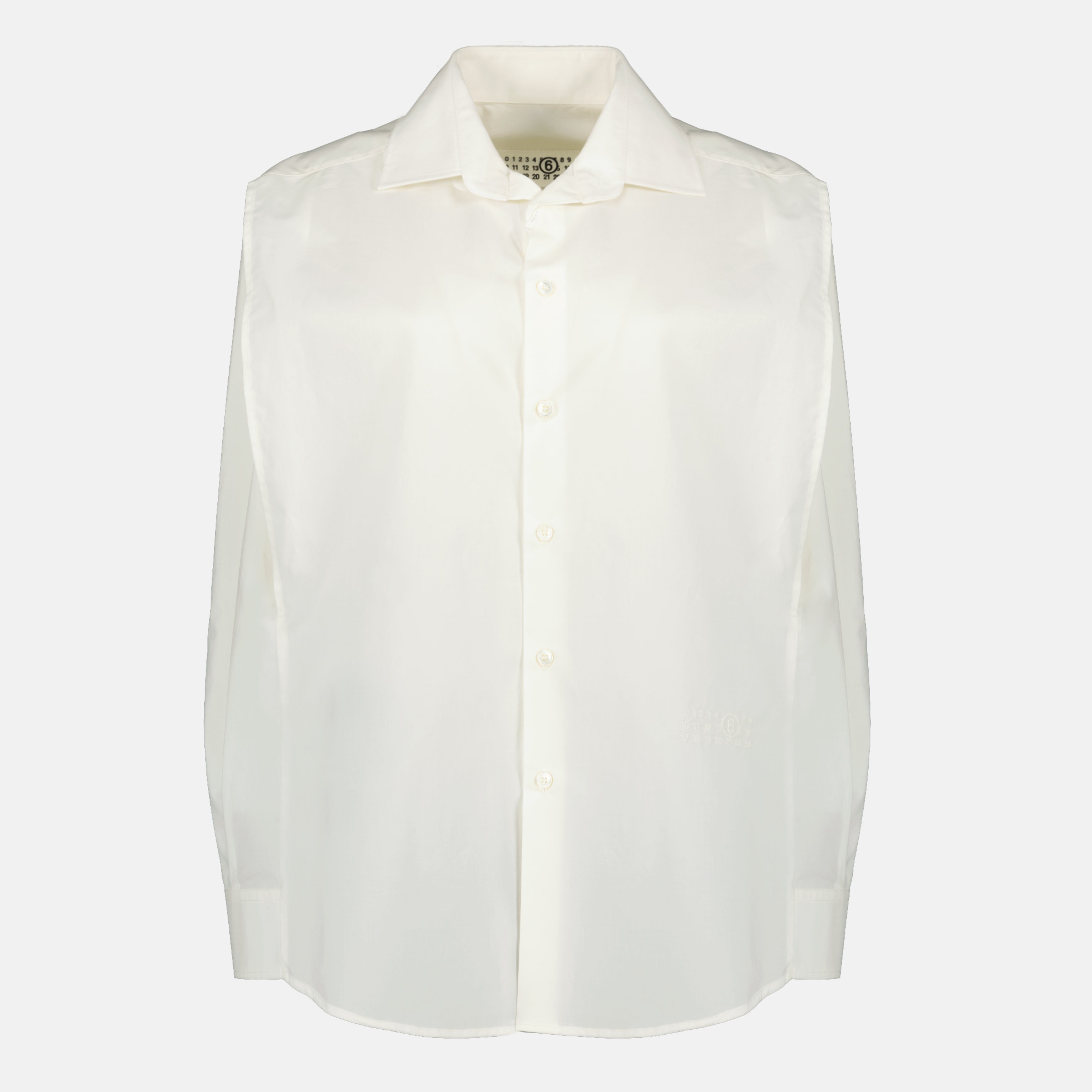 Chemise sans manches en popeline