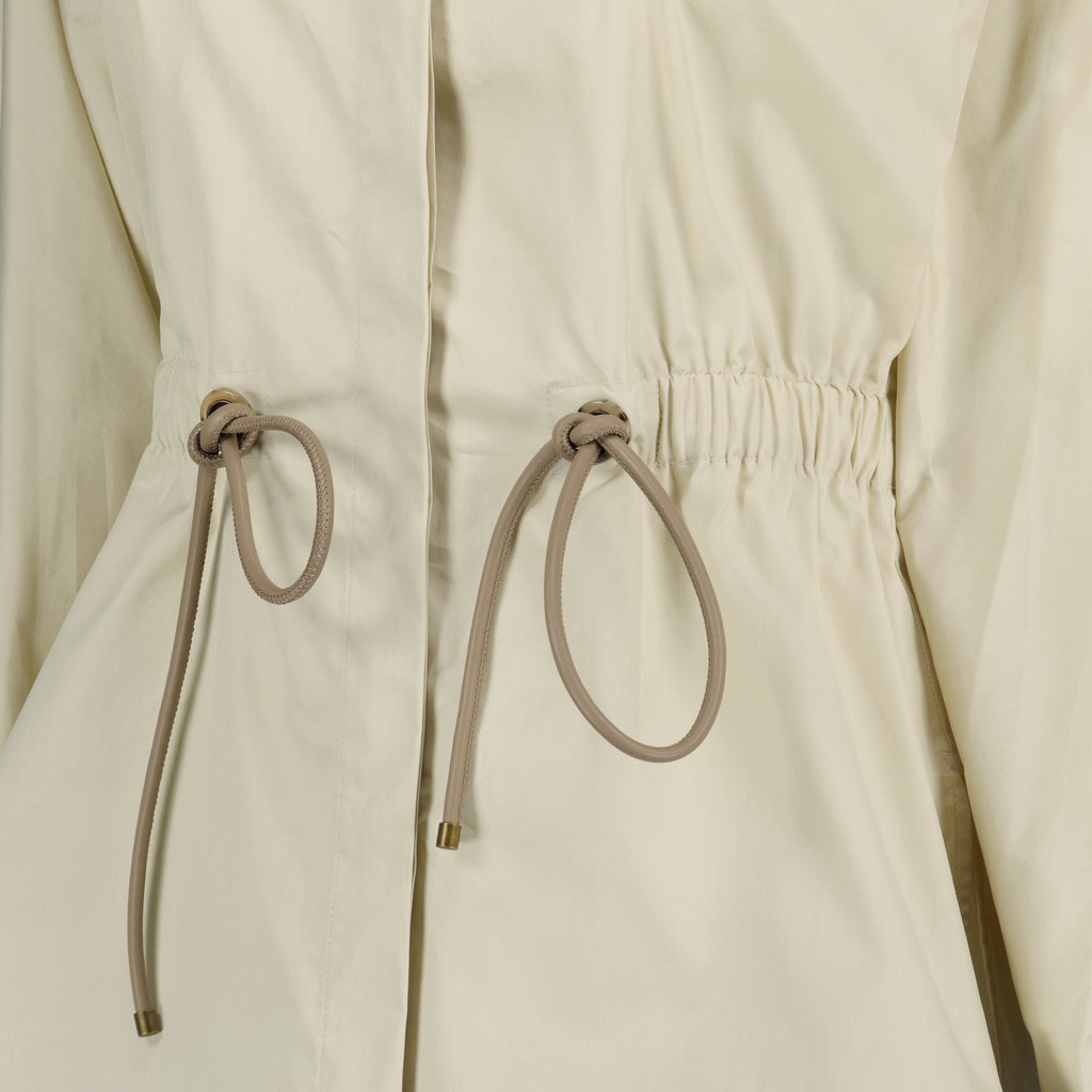 Image of Beige Poplin Shirt by Max Mara for Women - Season Spring-Summer 2026 - Detail View 1
