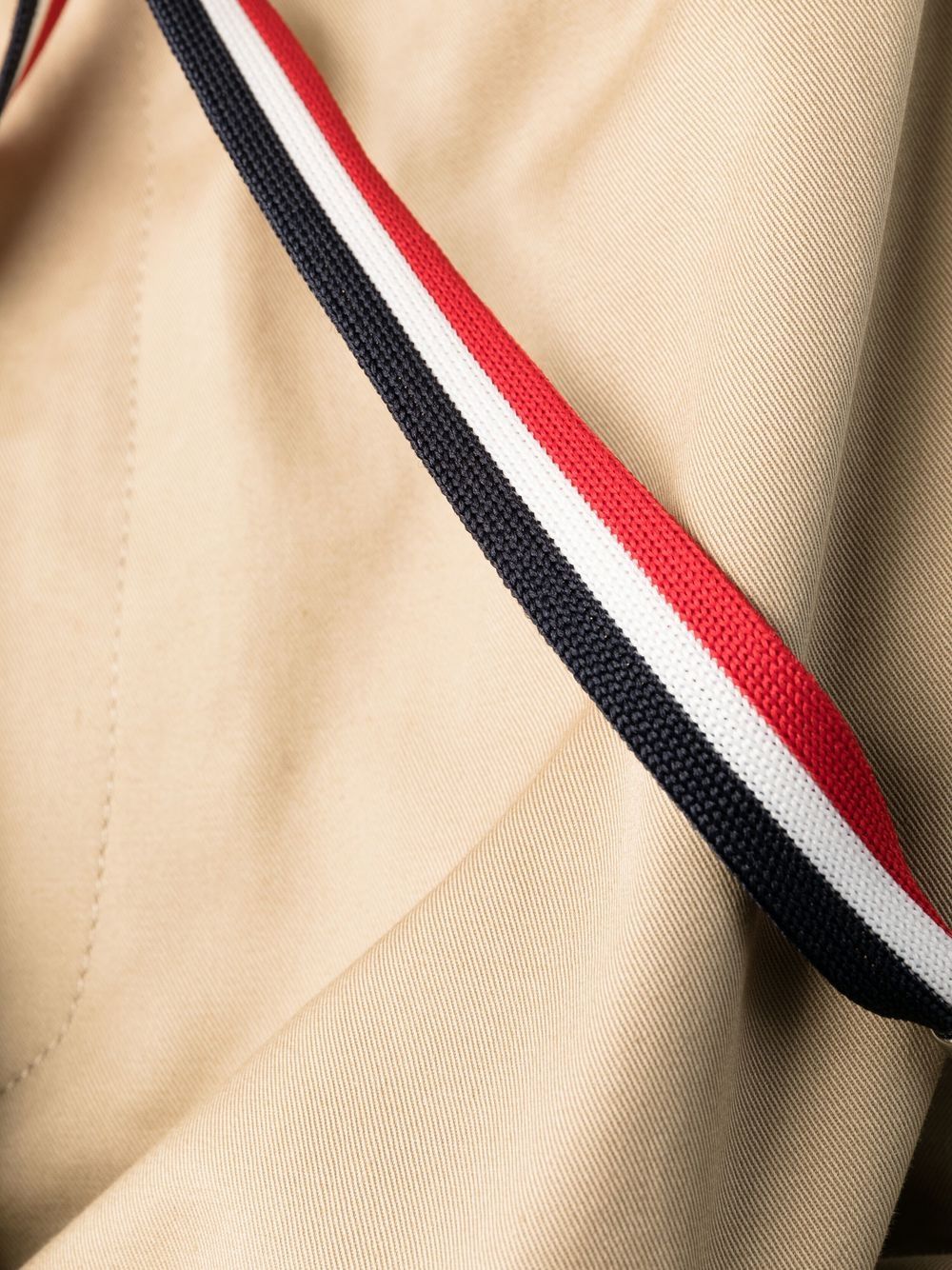 Moncler trousers, beige gabardine pants, luxury men's trousers, high-end fashion, Moncler menswear