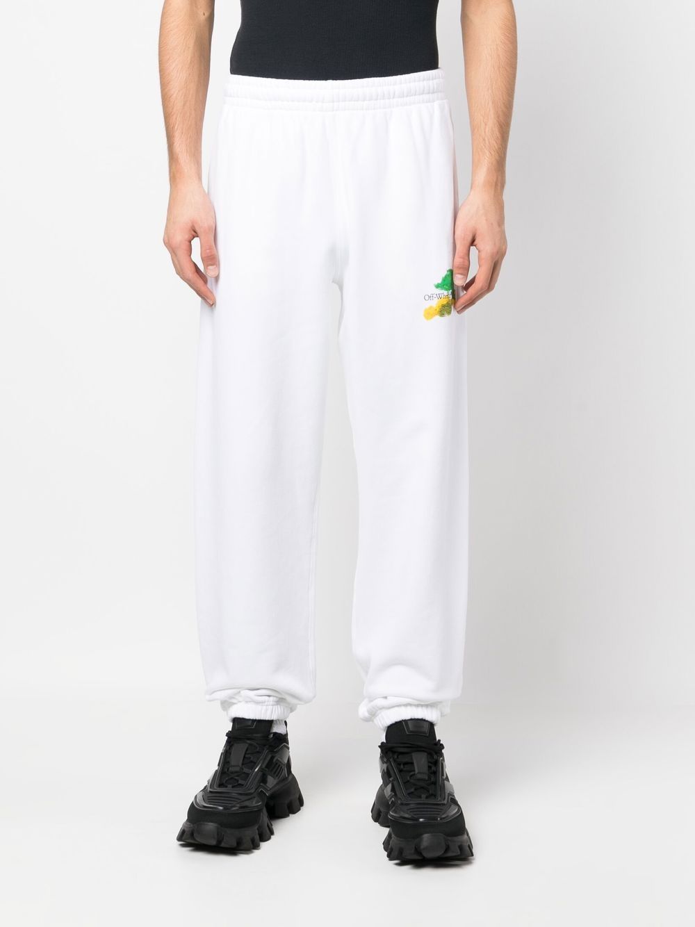 Off-White Jogging Pants, Luxury Men's Wear, Premium Activewear, Designer Jogging Pants, High-End Fashion