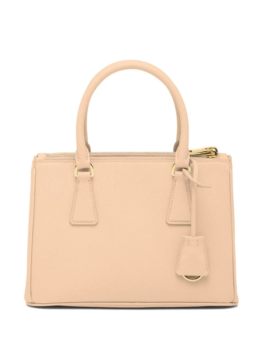 Prada handbag, Saffiano leather, luxury women's bag, beige handbag, high-end accessory