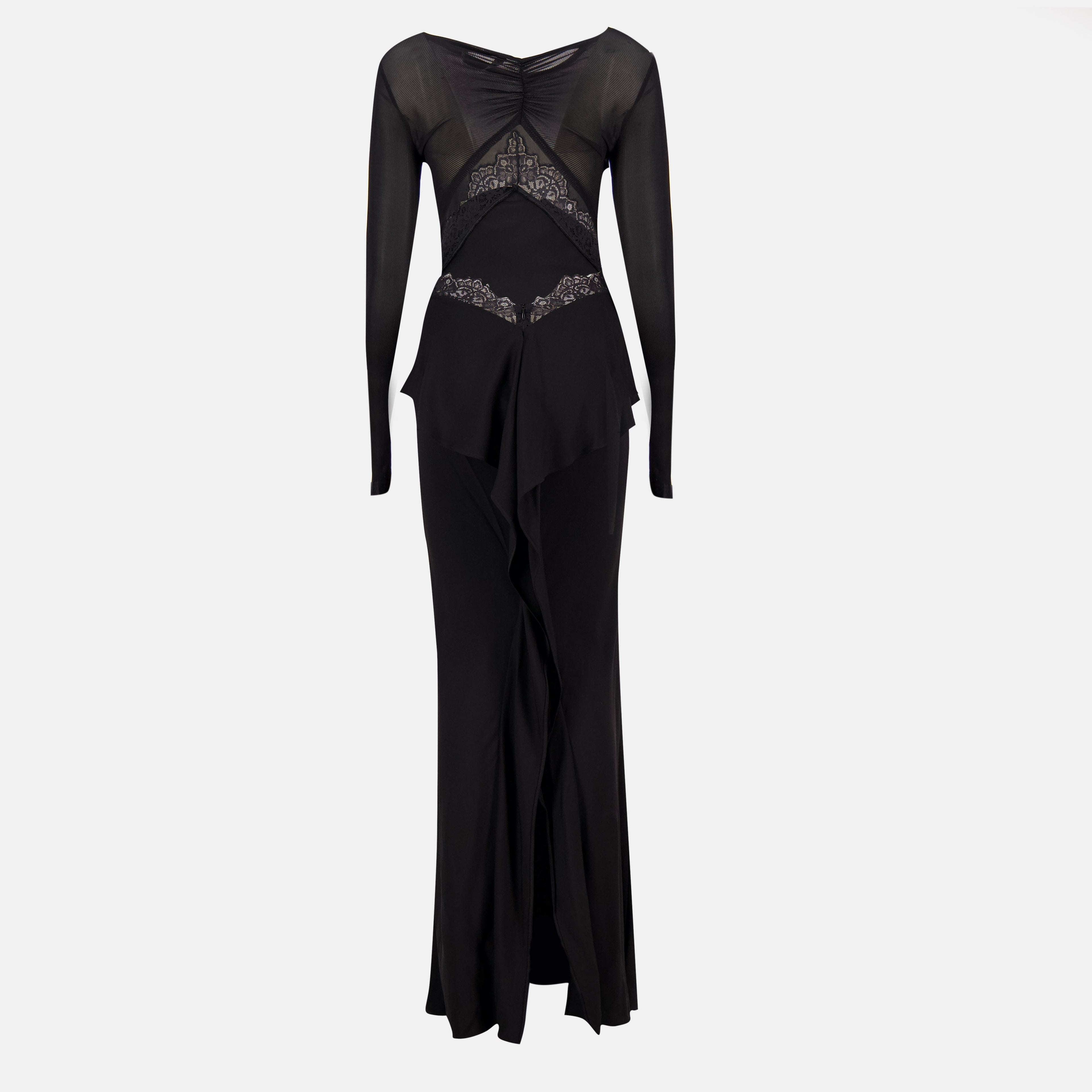 Endrey lace dress, Christopher Esber, black lace dress, open back dress, Autumn-Winter 2025