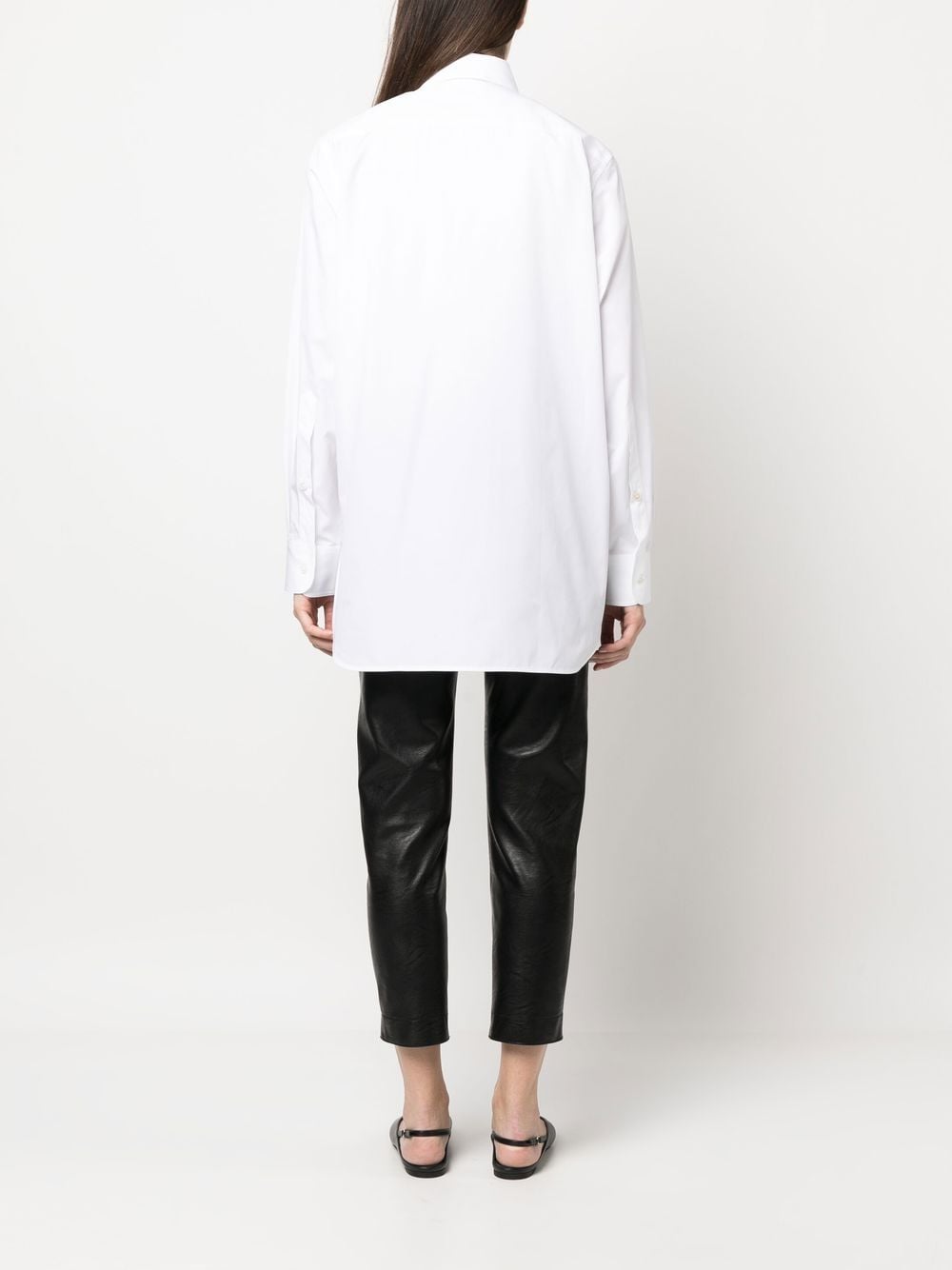 Stella McCartney, Women's White Shirt, Classic Shirt, Luxury Fashion, High-End Women's Clothing