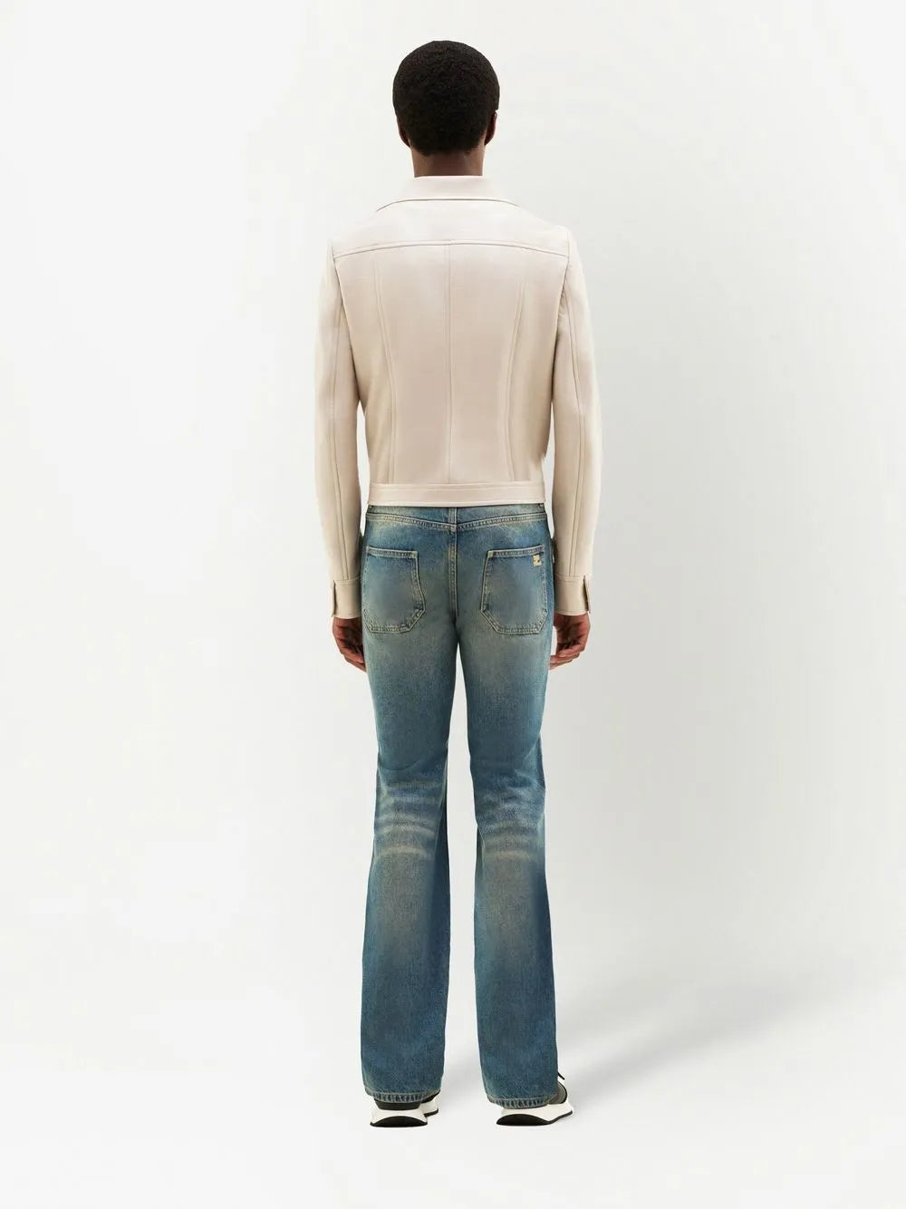 Veste en Vinyle Beige