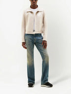 Veste en Vinyle Beige