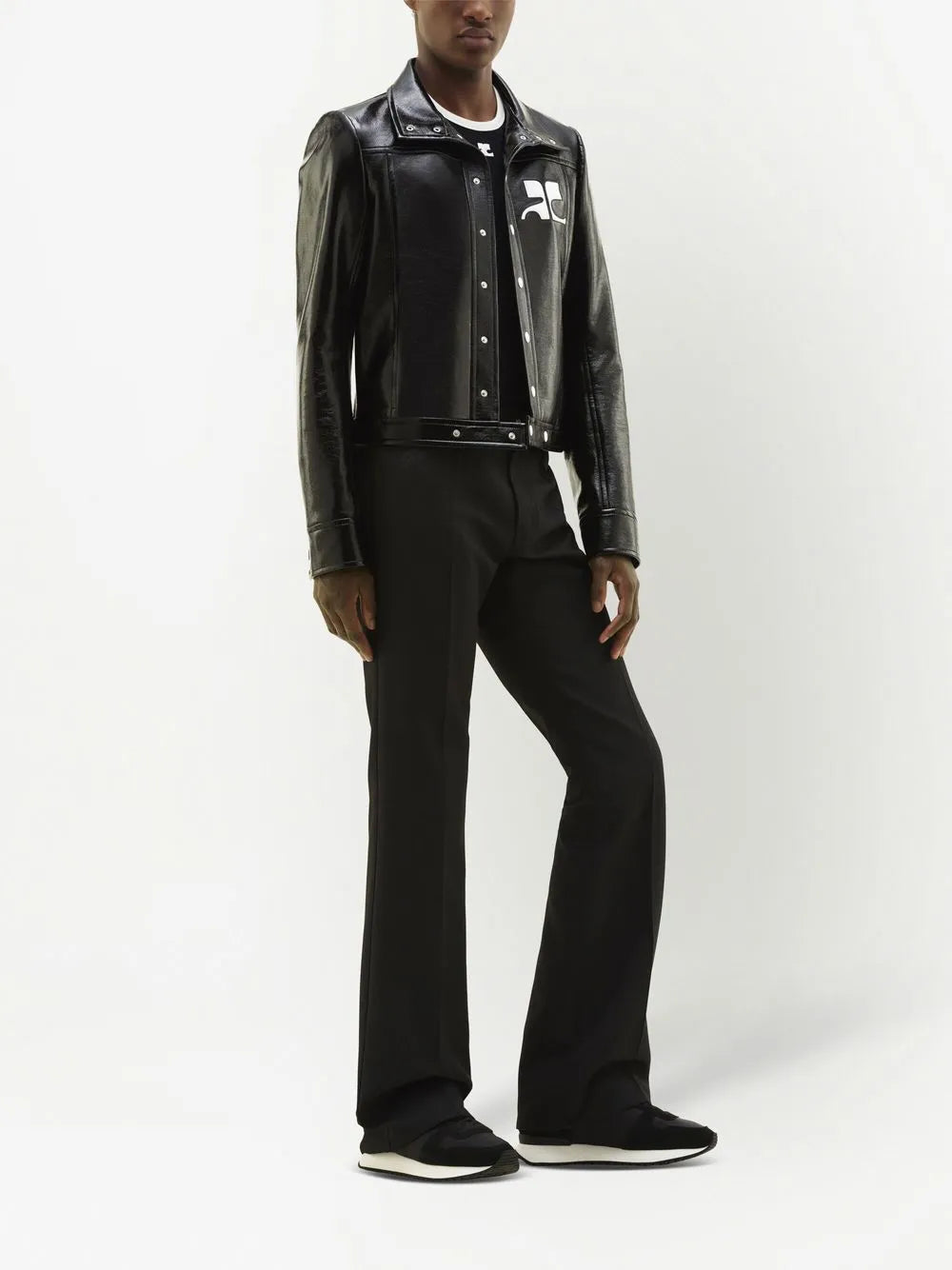 courrèges hommes Vinyl Bomber Jacket - Courrèges - Men | WE IN STYLE