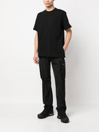 Sacai, black zip t-shirt, luxury t-shirt, men's designer t-shirt, high-end fashion