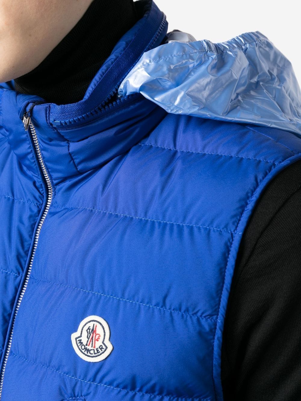 Moncler, Electric Blue Jacket, Men's Luxury Jacket, High-End Fashion, Designer Outerwear