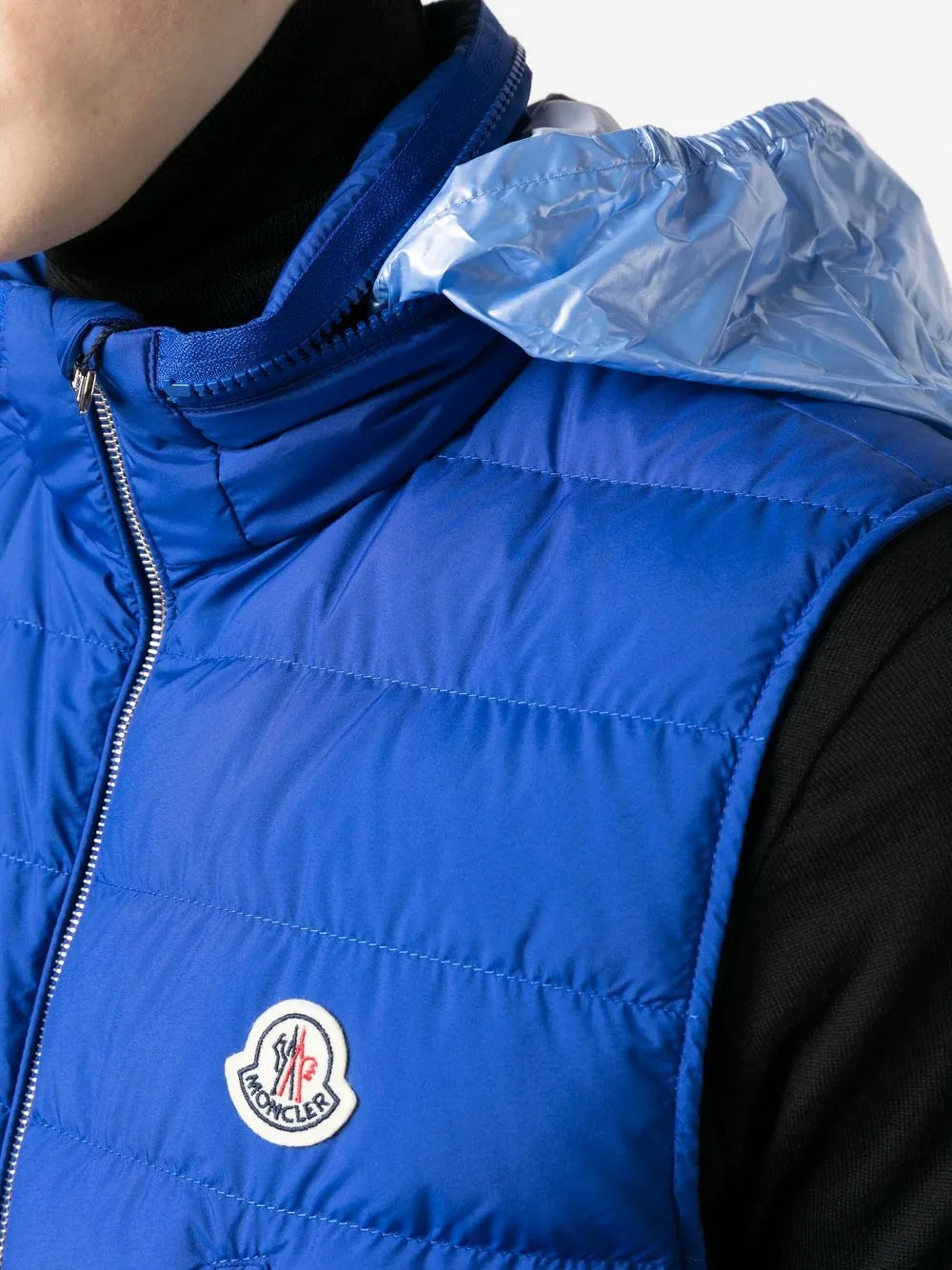 Moncler, Electric Blue Jacket, Men's Luxury Jacket, High-End Fashion, Designer Outerwear