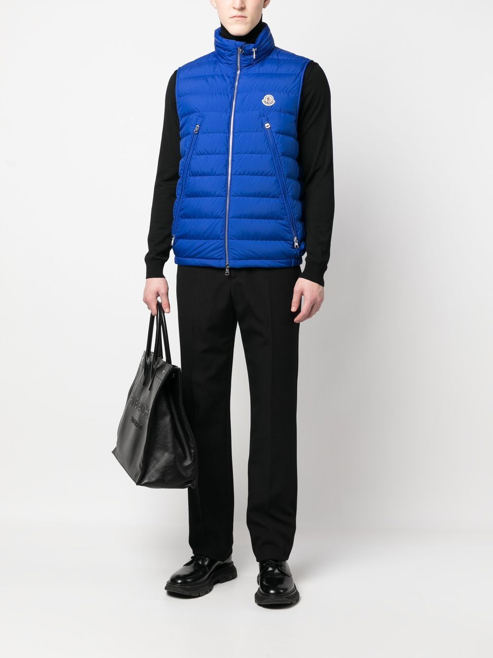 Moncler, Electric Blue Jacket, Men's Luxury Jacket, High-End Fashion, Designer Outerwear