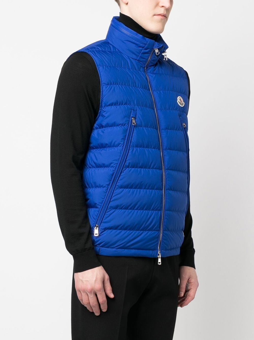 Moncler, Electric Blue Jacket, Men's Luxury Jacket, High-End Fashion, Designer Outerwear