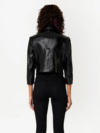 Chaqueta de Vinilo Negra