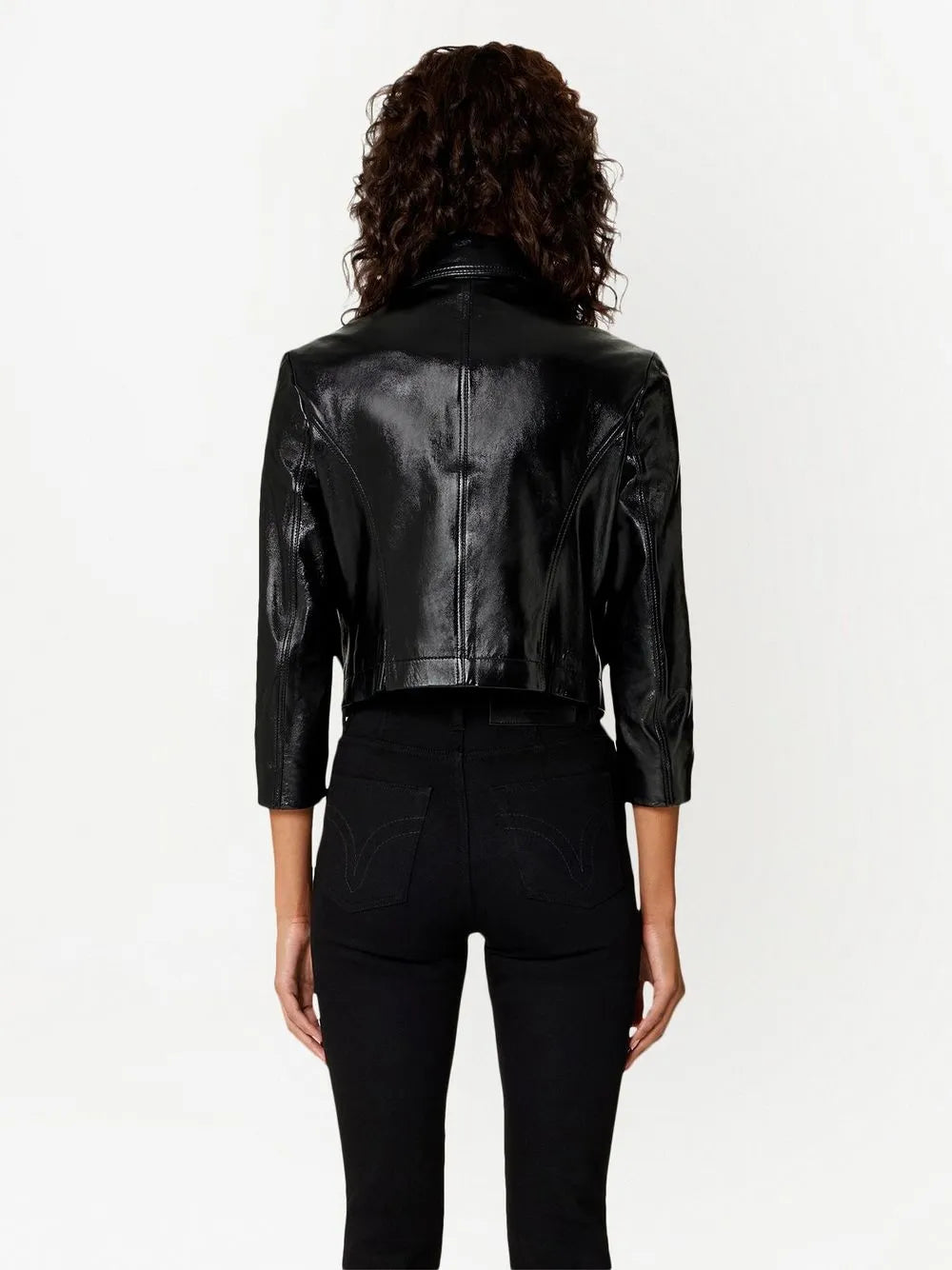 Chaqueta de Vinilo Negra