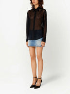 Vichy Mesh Shirt