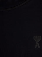 AMI Paris, Black T-Shirt Ami de Coeur, Unisex T-Shirt, Luxury Ready-to-Wear, Designer T-Shirt