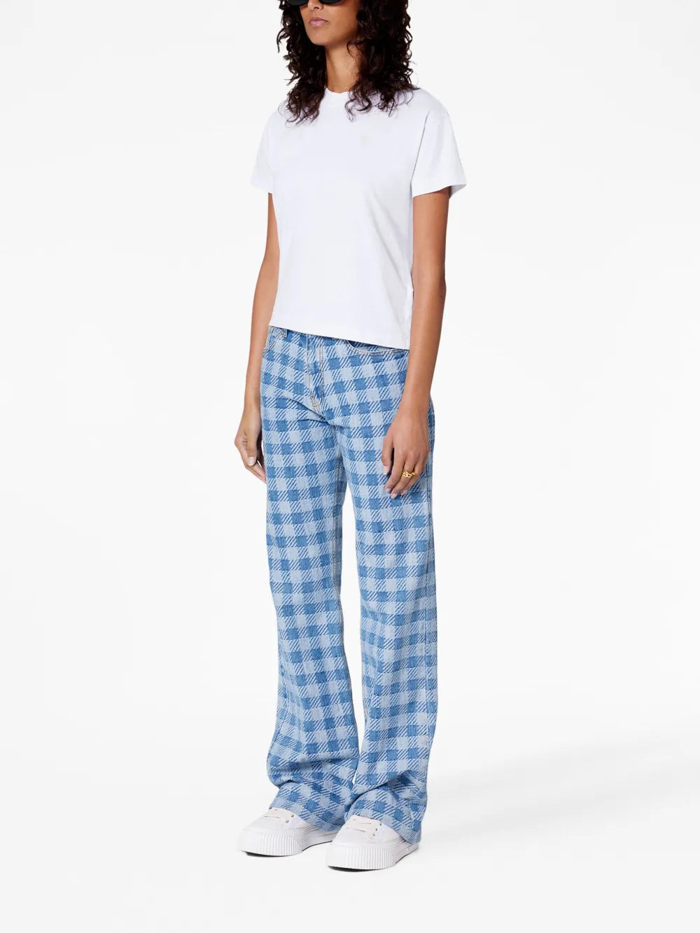 AMI Paris T-shirt, Ami de Coeur, luxury unisex T-shirt, designer white T-shirt, high-end fashion