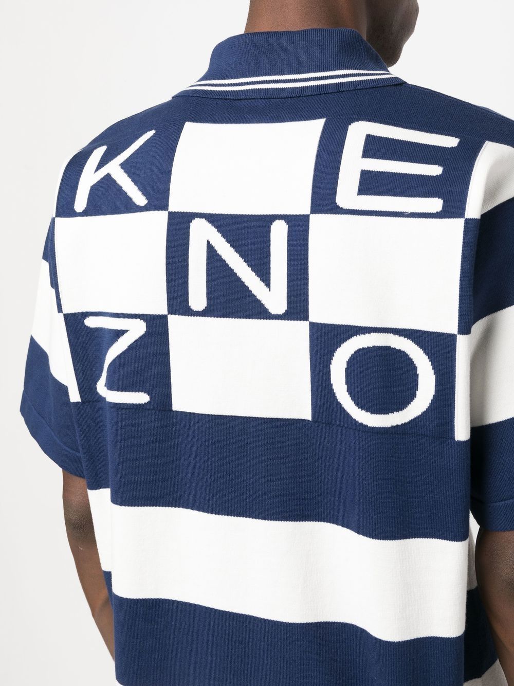 Kenzo Paris, Striped Polo Shirt, Men's Luxury Apparel, High-End Fashion, Designer Men's Clothing