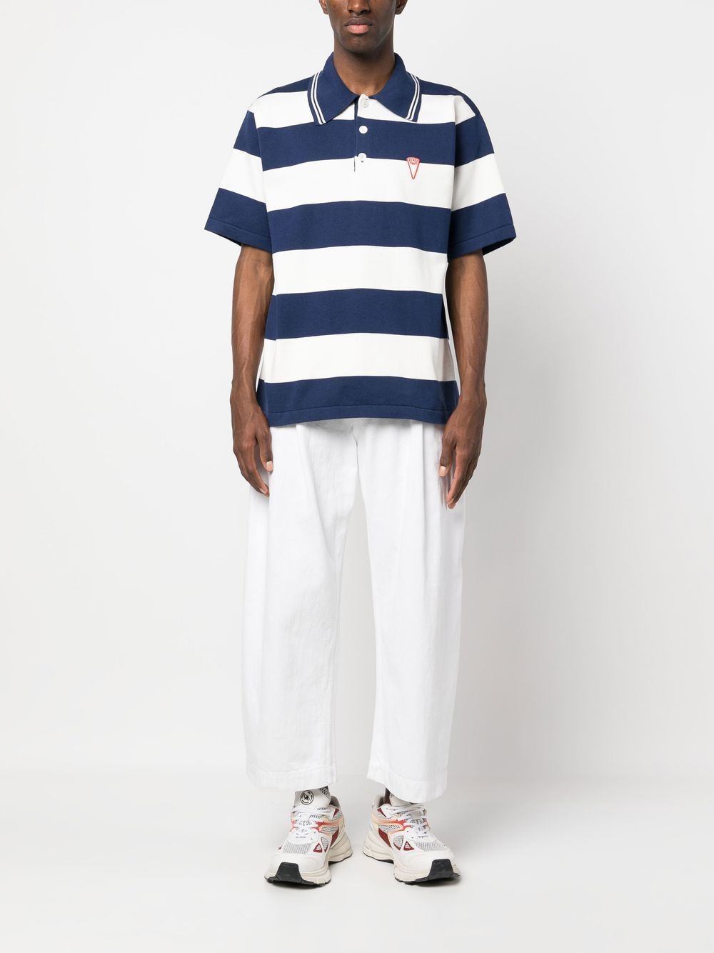 Kenzo Paris, Striped Polo Shirt, Men's Luxury Apparel, High-End Fashion, Designer Men's Clothing