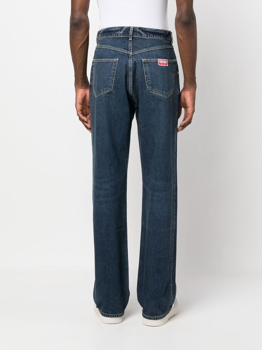 Kenzo denim, luxury jeans, men's raw denim, premium jeans, elegant men's wear